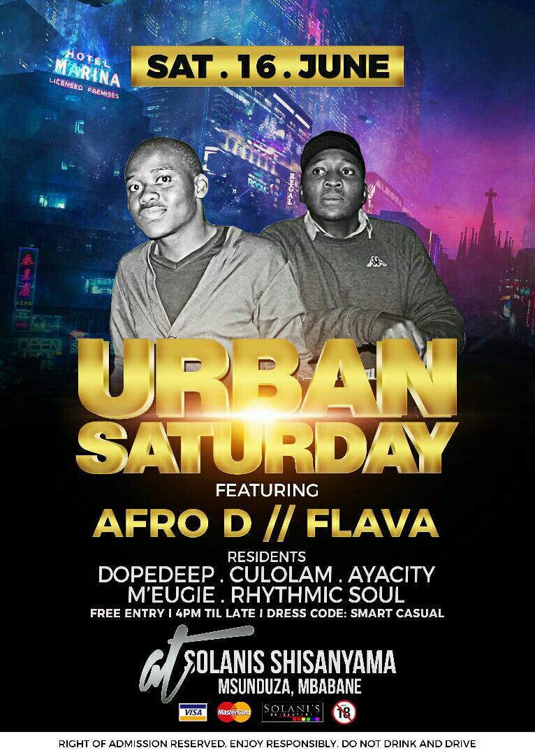 Urban Saturday Ft Afro D And LFA Pic